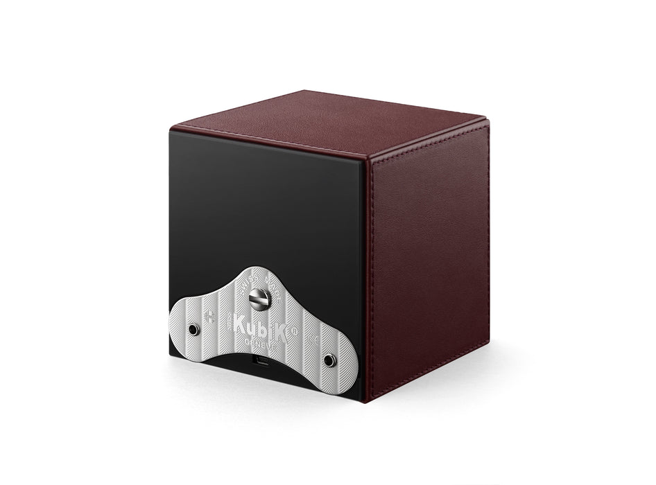 Masterbox Single Bordeau Toledo Leather Bordeau Stitches - SwissKubik