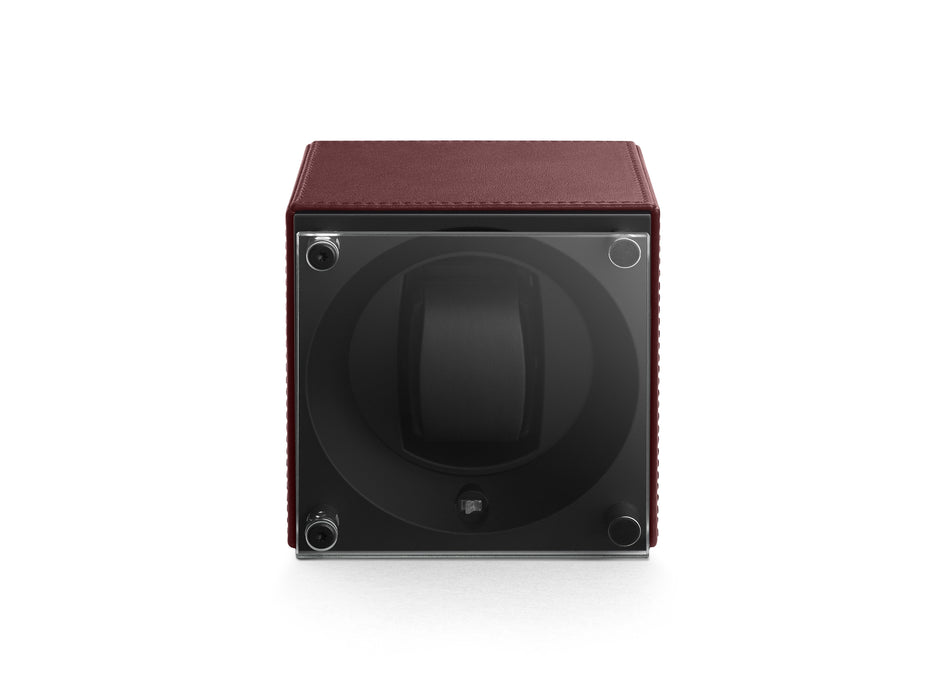Masterbox Single Bordeau Toledo Leather Bordeau Stitches - SwissKubik