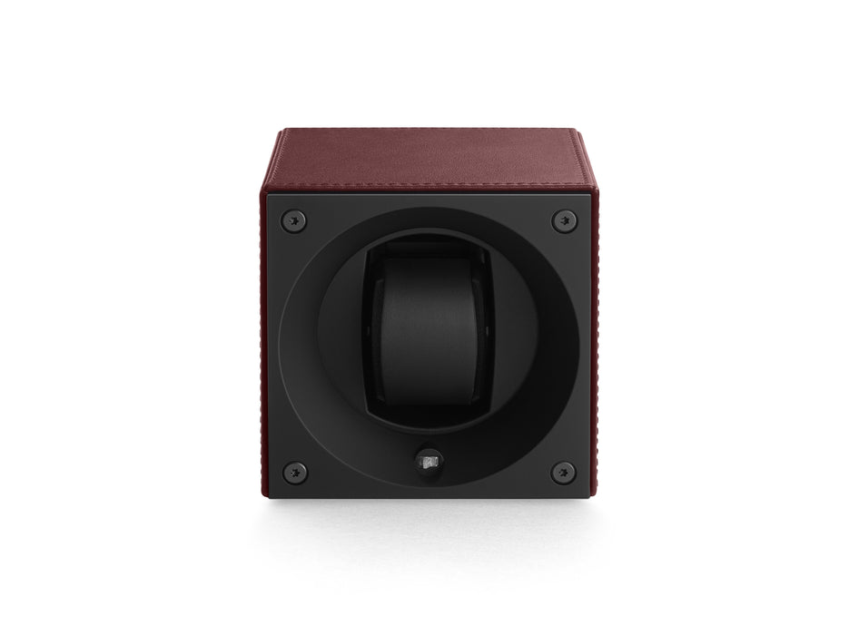 Masterbox Single Bordeau Toledo Leather Bordeau Stitches - SwissKubik