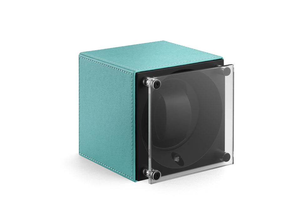 Masterbox Single Turquoise Toledo Leather Tuquoise Stitches - SwissKubik