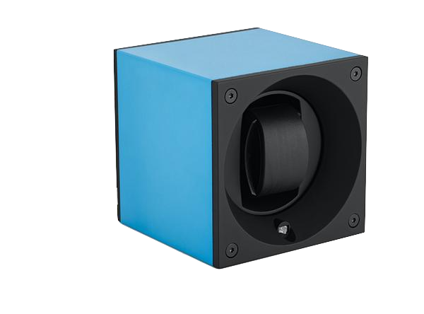 Aluminum Masterbox Single Sapphire Blue Anodized Aluminum - SwissKubik