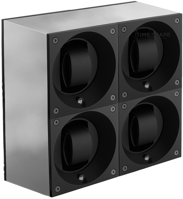 Masterbox Aluminum Quattro Brushed Aluminium - SwissKubik