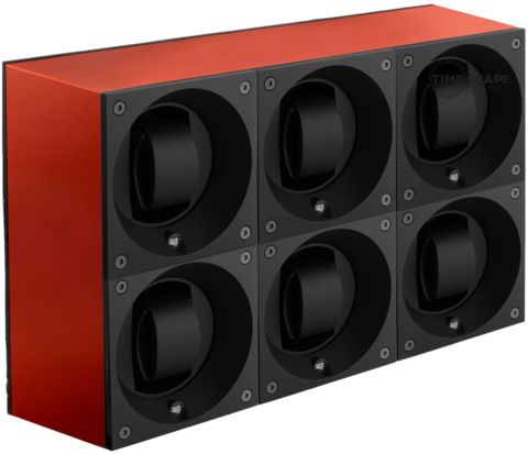 Masterbox Aluminum 6 Positions Orange Anodized Aluminum - SwissKubik