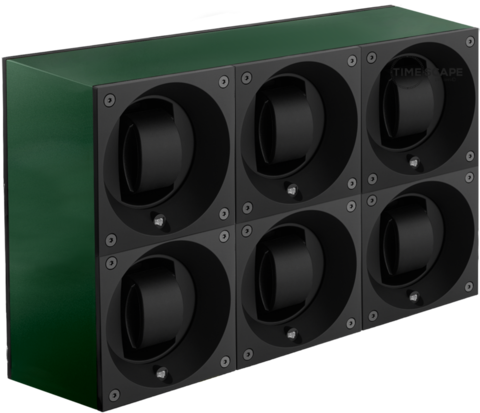Masterbox Aluminum 6 Positions Dark Green Anodized Aluminum - SwissKubik
