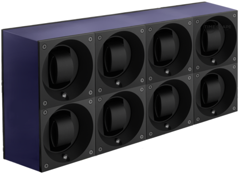 Masterbox Aluminum 8 Positions Dark Blue Anodized Aluminum - SwissKubik