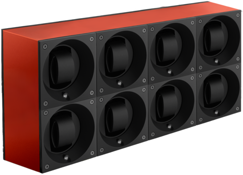 Masterbox Aluminum 8 Positions Orange Anodized Aluminum - SwissKubik