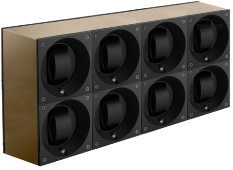 Masterbox Aluminum 8 Positions Taupe Anodized Aluminum - SwissKubik