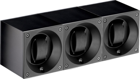 Masterbox Aluminum Trio Black Anodized Aluminum - SwissKubik