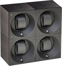 Masterbox Aluminum Quattro Black Anodized Aluminum - SwissKubik