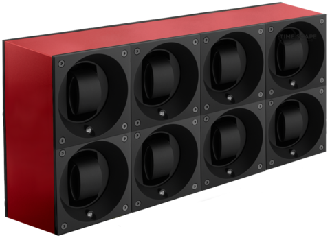 Masterbox Aluminum 8 Positions Red Anodized Aluminum - SwissKubik