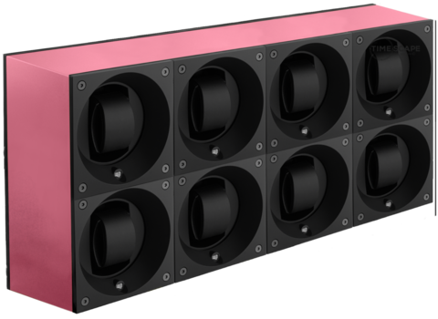 Masterbox Aluminum 8 Positions Pink Anodized Aluminum - SwissKubik