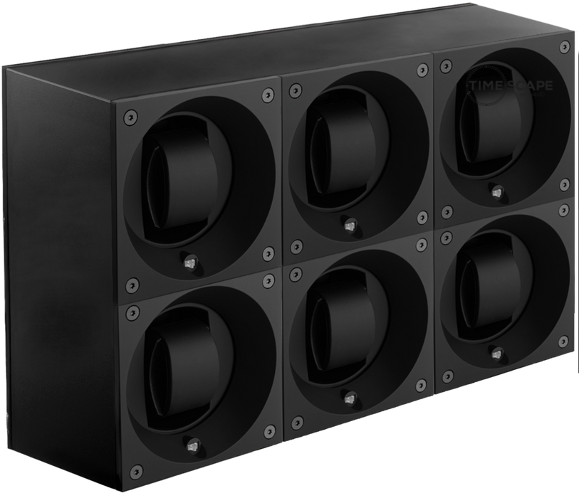 Masterbox Aluminum 6 Positions Black Anodized Aluminum - SwissKubik